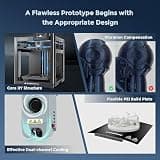 Flashforge AD5M High-Speed CoreXY 3D Printer with Quick-Swap Nozzles