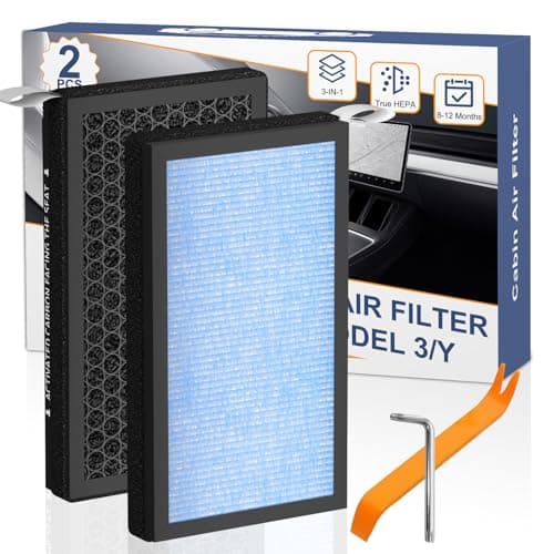3-in-1 True HEPA Activated Carbon Air Filter for Tesla Juniper Highland