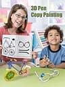 3D Printing Drawing Book with 40 Reusable Colorful Thick Paper Templates