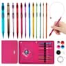 Yarniss Long Aluminum Interchangeable Tunisian Crochet Hook Cable Set