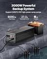 VEVOR 3000W High-Demand Sump Pump Battery Backup System with 30A Charger