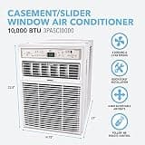 Perfect Aire 10,000 BTU Sliding Window Air Conditioner in Modern Gray Finish