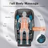 Culanta U1-Black 53-Inch SL-Track Full Body Zero Gravity Massage Chair