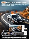 Nanoby 4K 3-Channel Front, Rear, and Inside Dash Cam with 3.18-Inch IPS
