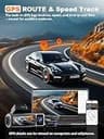 Nanoby 4K 3-Channel Front, Rear, and Inside Dash Cam with 3.18-Inch IPS