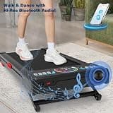 TRAILVIBER Walking Pad Treadmill with 12% Auto Incline & 450 lb Capacity