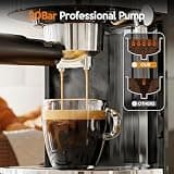 Havato 20-Bar Semi-Automatic Espresso Machine with Dual Coffee Compatibility