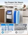 Mojgar 100lb Energy-Efficient Commercial Ice Maker with R290 Refrigerant