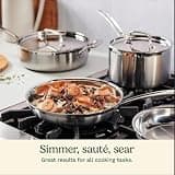 Cuisinart MultiClad Pro Triple-Ply Stainless Steel Cookware Set, 12-Piece