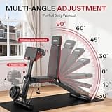 Joroto MD55 Foldable Adjustable Weight Bench with Back and Leg Extension