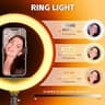 MWE 31.5-inch 360 Photo Booth Machine with Flight Case and RGB Lighting