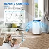 Humhold Portable Air Conditioner with Self-Evaporating System, 14,000 BTU