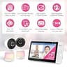 VTech Smart HQ Max Twin 7-Inch IPS HD WiFi Split Screen Baby Monitor with App