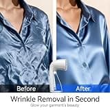 HiLIFE Upgraded 1100W Spill-Free Handheld Garment Steamer with 300ml Tank