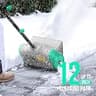 Litheli 20V 12-Inch Cordless Electric Snow Shovel Kit with 4.0Ah Battery