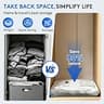 Vacbird Vacuum Bags For Travel With Portable Rechargeable Air Pump, 9 Pack Set