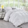 Luxurious Oversize Palatial King 100% Goose Down Comforter Insert, 80oz Fill
