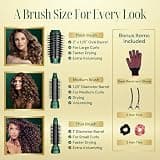 Asani Multipurpose Hot Air Blow Dryer Brush with Interchangeable Heads