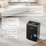 Gasbye 115-Pint Energy Star Garage Dehumidifier with Auto-Restart Function