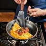 HexClad Hybrid Stainless Steel Nonstick 6-Piece Frying Pan Set for Chefs