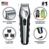 Wahl USA Lithium Ion Total Beard Trimmer Model 9888 (11 Combs, 25mm Capacity)