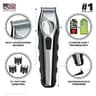 Wahl USA Lithium Ion Total Beard Trimmer Model 9888 (11 Combs, 25mm Capacity)