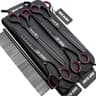 Professional 7-Inch 4-Piece Dog Grooming Scissors Set for Thick Coat Types