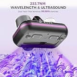 Amzany 5-in-1 Cordless Mattress Vacuum Cleaner with Built-In Humidity Monitor