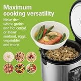 Hamilton Beach Digital Programmable Rice Cooker and Food Steamer, 4-Cup Uncooked