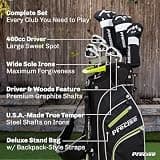 Precise M3 Right-Handed Complete Golf Club Set for Extra Tall Golfers
