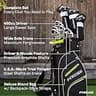 Precise M3 Right-Handed Complete Golf Club Set for Extra Tall Golfers