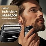 Mbzoey Travel-Ready Electric Foil Shaver with Titanium Blades & USB-C