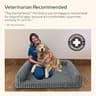 Bedsure ComfyFleece Orthopedic Dog Bed for Large Dogs with Washable Corduroy Cover