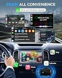Jemluse Aviation Aluminum Smart Wireless CarPlay Adapter for iOS Devices
