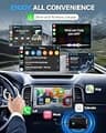 Jemluse Aviation Aluminum Smart Wireless CarPlay Adapter for iOS Devices