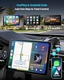 IIWEY iK11 11-Inch Ultra-Slim Wireless CarPlay Screen with 4K Dashcam and 64GB Storage