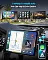 IIWEY iK11 11-Inch Ultra-Slim Wireless CarPlay Screen with 4K Dashcam and 64GB Storage