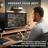 HumanCentric Video Conference Lighting Double Bar Kit for Monitor Mount