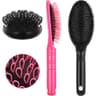 Boao 2-Piece Nylon Loop Wig and Hair Extension Brush Set for Detangling