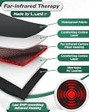 Lunix LX17 Waterproof Infrared Sauna Blanket and Wellness Accessory Kit