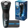 Philips Norelco Shaver 2600 Series X3052/91 Wet & Dry Rotary Shaver with 4D Flex Heads