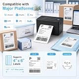 Generic Bluetooth Thermal Shipping Label Printer for iOS, Android and Desktop