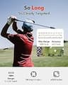 REDTIGER GolfVue Series 1 Laser Rangefinder with Slope Switch and Magnetic Stripe