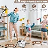 Gribouillage 221°F Handheld Steam Cleaner with Digital Handle Interface