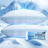 QUTOOL Double Sided Cooling Shredded Memory Foam King Pillows, Set of 2