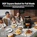 Typhur Sync 8-Quart Smart Air Fryer with Wireless Meat Thermometer