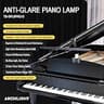 Archilight Stella-Pro Double Arm Clip-On LED Grand Piano Light, Black