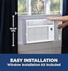GE 5,000 BTU Electronic Window Air Conditioner for Small Rooms with Remote