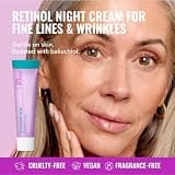 Good Molecules Gentle Retinol & Bakuchiol Anti-Aging Night Cream, 1oz
