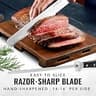 Cutluxe Artisan Series BBQ Carving Set with 12-Inch Knife and 10-Inch Honing Rod